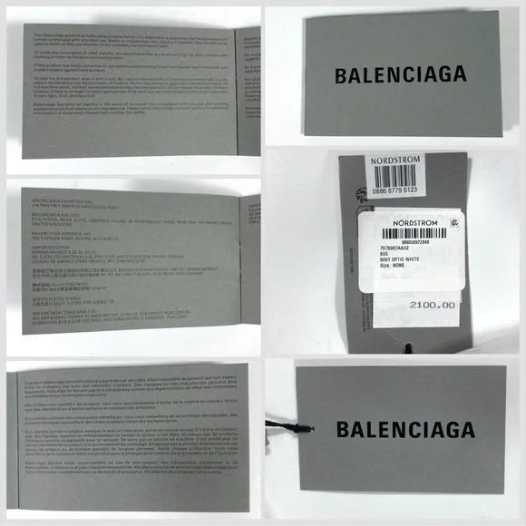 Balenciaga Small Monaco Leather Shoulder Bag Optic White NEW 7878962AA3Z - Picture 6 of 17